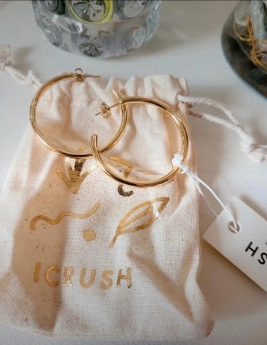 Icrush gold ohrringe hoop - icrush,
