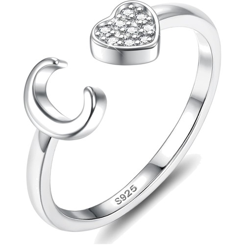 Damenring herz silber 925 - herz,
