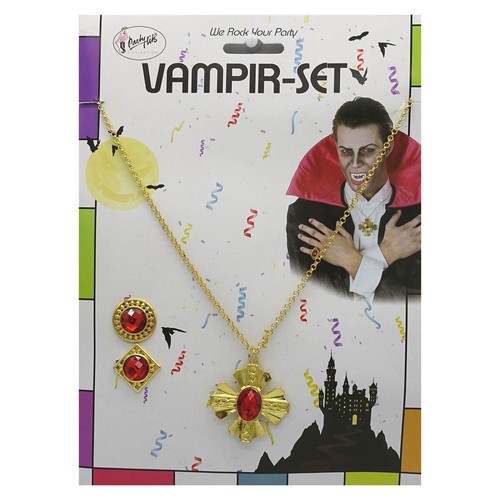 Vampir halskette ringe - &,