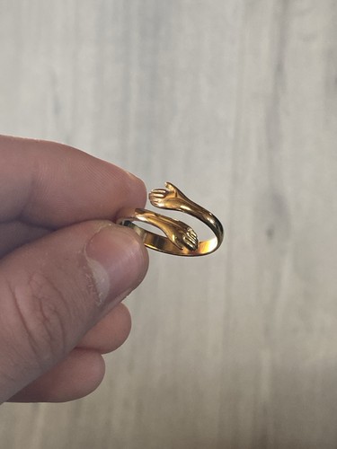 Y2k ring hände vintage gold - vintage,