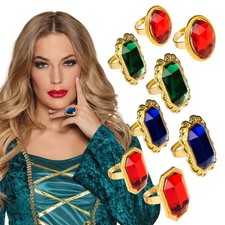 Edelsteinring Kostüm Schmuck