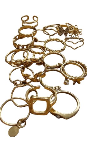 23x gold ringe neu - 23x,