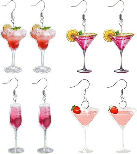 Ohrringe cocktailglas paar - ohrringe, 4