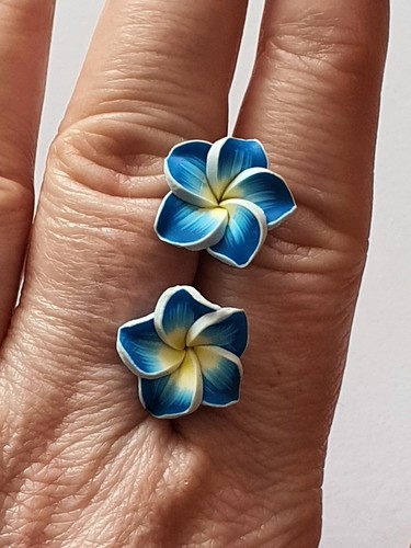 Ohrringe plumeria frangipani - ohrringe,