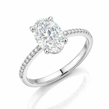 Ring Silber mit ovalem