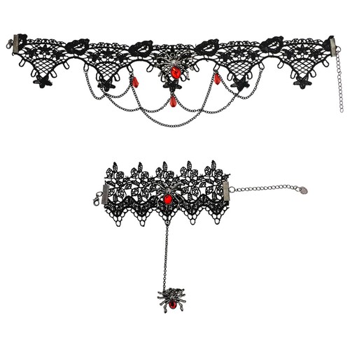 Gothic schmuckset damen - schmuckset,