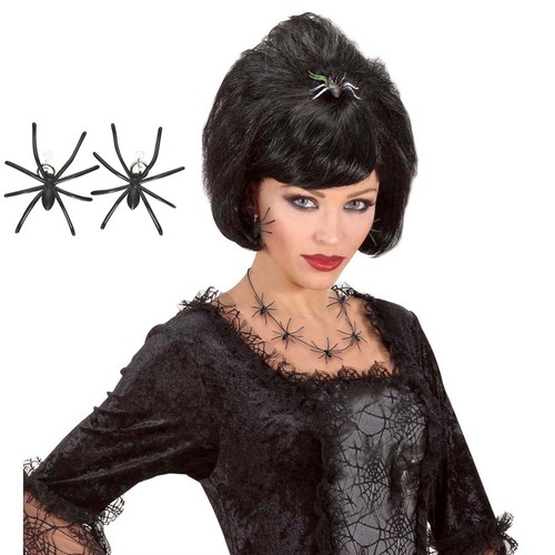 Spinnen ohrringe halloween - spinnen,