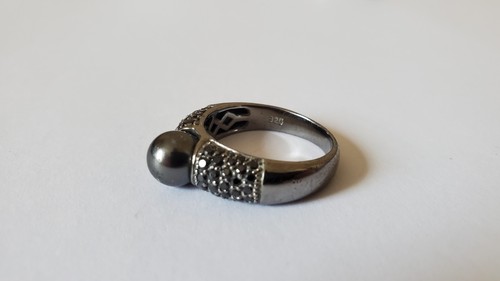 Sterlingsilber perlenring - sterlingsilber,