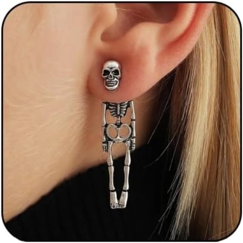 Halloween ohrringe totenkopf - ohrringe,