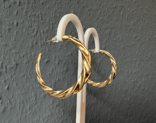 Runde hoops ohrringe creolen - ohrringe,