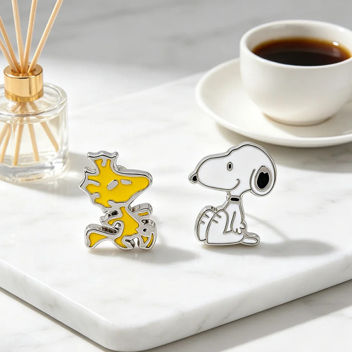 Ohrringe snoopy asymmetrisch - ohrringe,