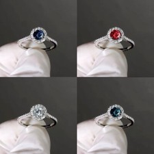 Damen Ring Zirkon Silber 925